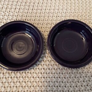 2 Fiestaware Deep Purple Mulberry Bowls